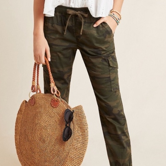 Sanctuary Pants - SANCTUARY CAMO JOGGER CARGO PANTS